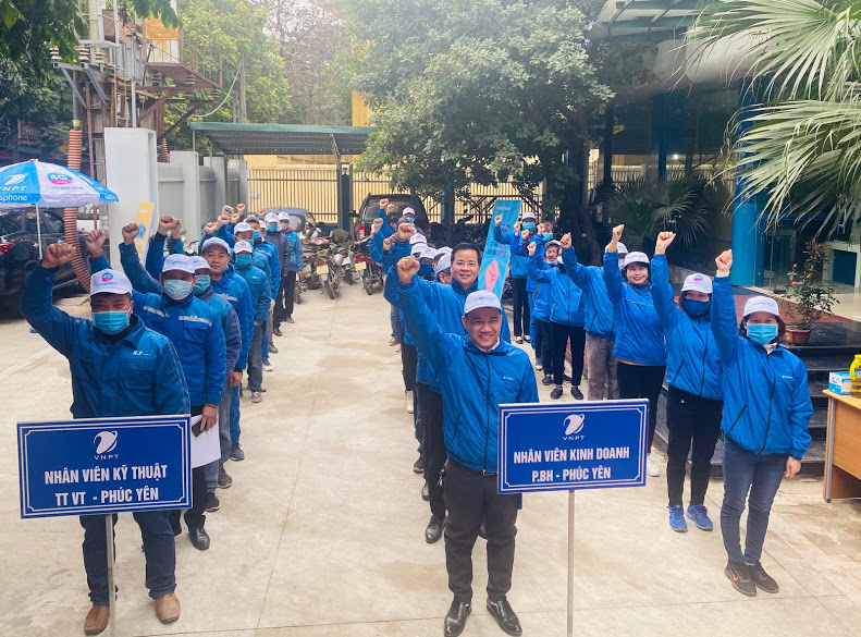 VNPT địa bàn Vĩnh Phúc ra quân bán hàng năm 2021 VNPT địa bàn Vĩnh Phúc ra quân bán hàng năm 2021